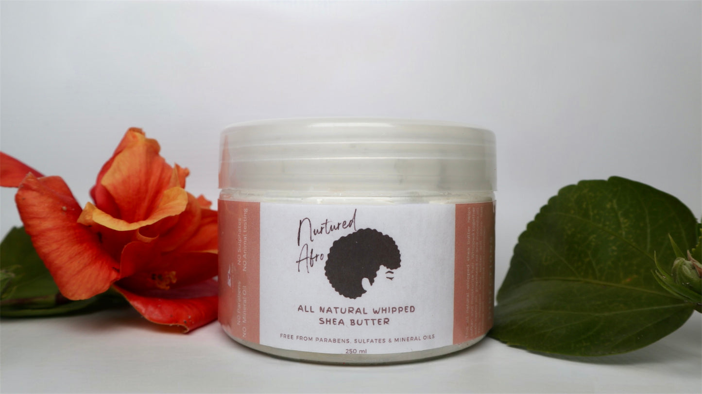 All Natural Whipped Shea butter (250ml)